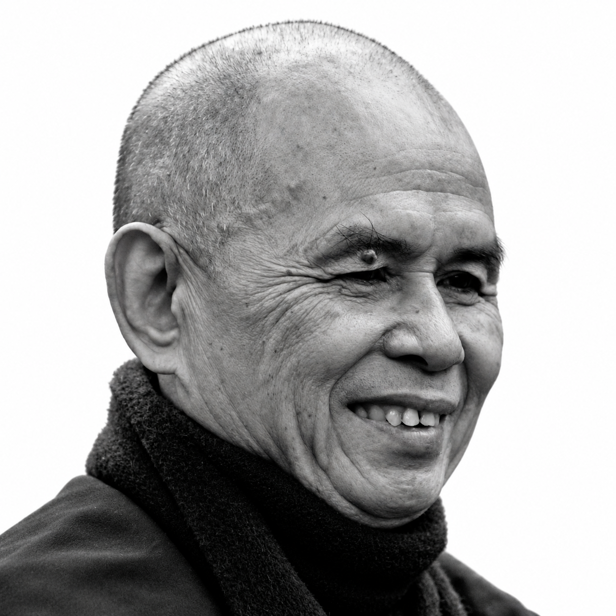 Portret van Thich Nhat Hanh